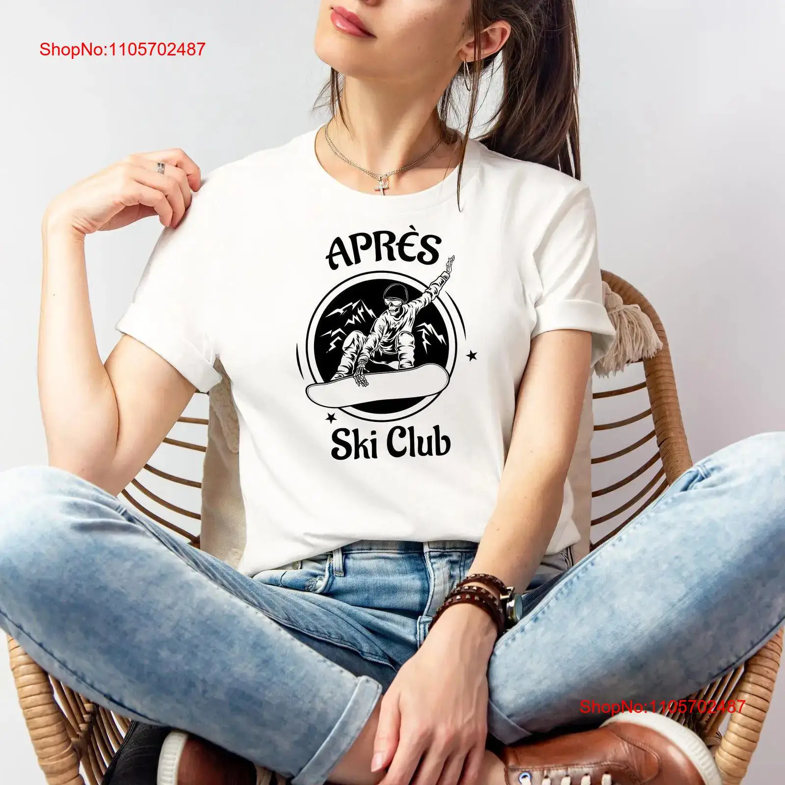 Winter Clothing Ideas - تي شيرت نسائي بتصميم نادي أبس