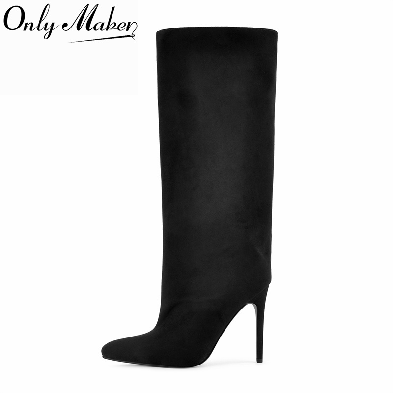 Winter Clothing Ladies - أحذية طويلة للركبة من Onlymaker باللون