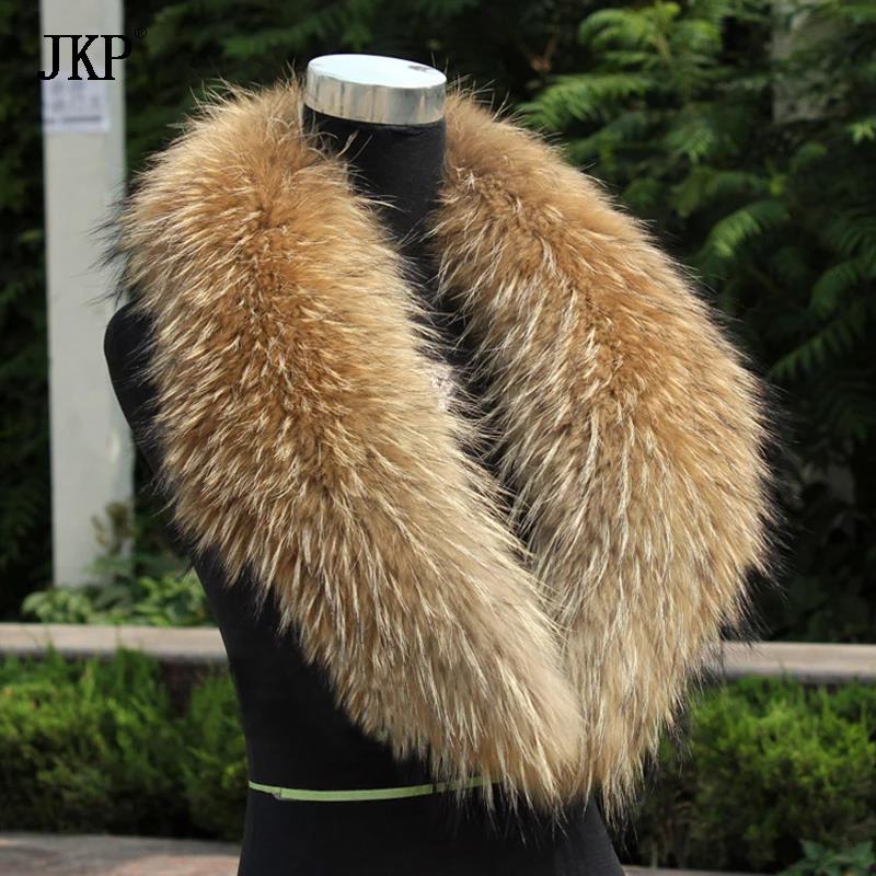 Winter Clothing Essentials - الفراء الطبيعي طوق ريال الراكون الفراء