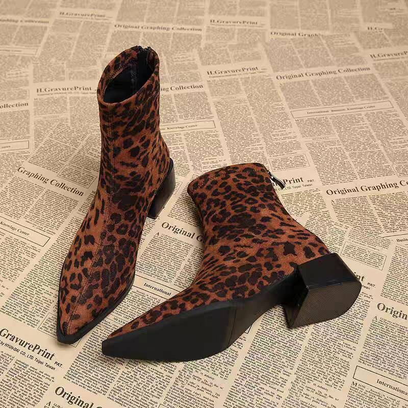 Winter Clothing Ladies - أحذية نسائية جديدة بكعب منخفض، أحذية