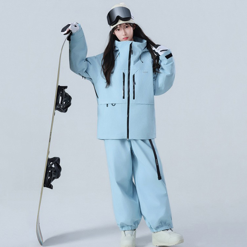 Ski Pants Waterproof - جديد المهنية الذكور الإناث بدلة تزلج