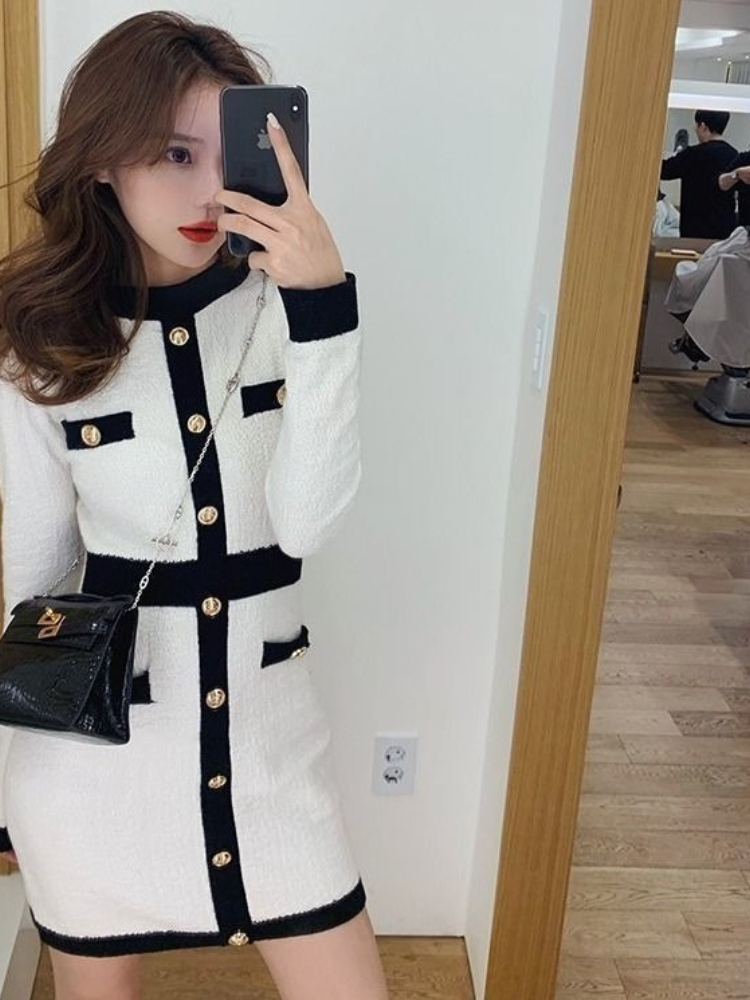 فستان خريفي وشتوي بتصميم أنيق  - مراجعة Winter Clothing In French وسعره