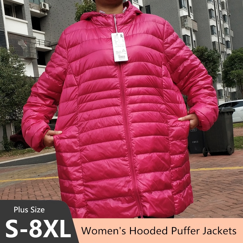 حجم كبير 5XL 6XL 7XL المرأة مق - مراجعة Winter Clothing Essentials وسعره