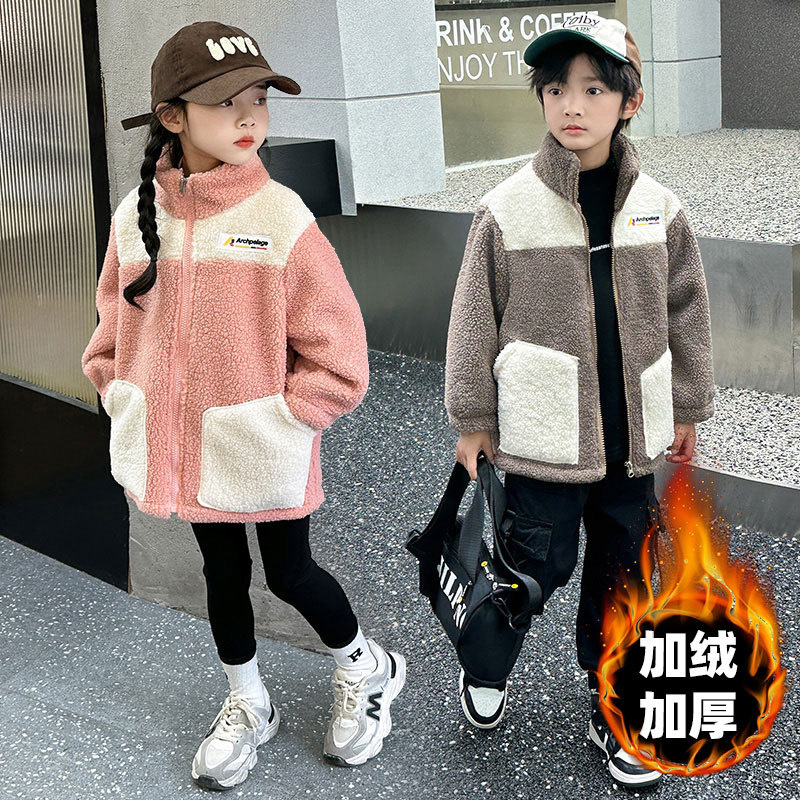 أطفال معاطف صوف الضأن الشتاء ا - مراجعة Winter Clothing Activity وسعره