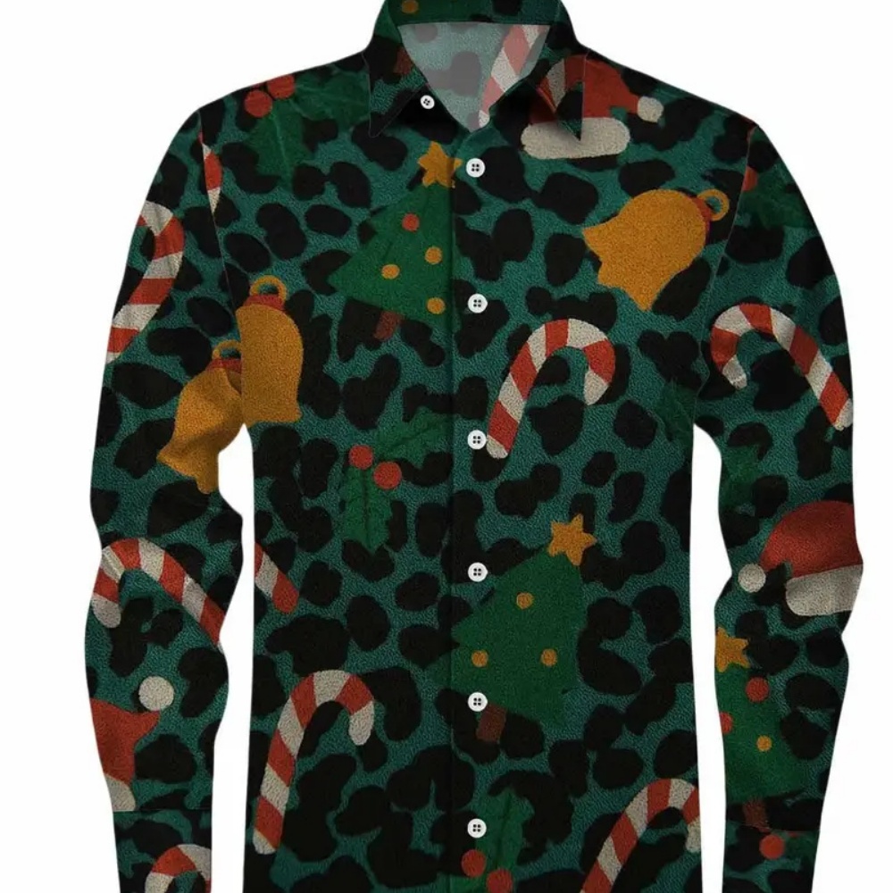 قميص رجالي مطبوع عليه عيد المي - مراجعة Winter Clothing Ideas وسعره
