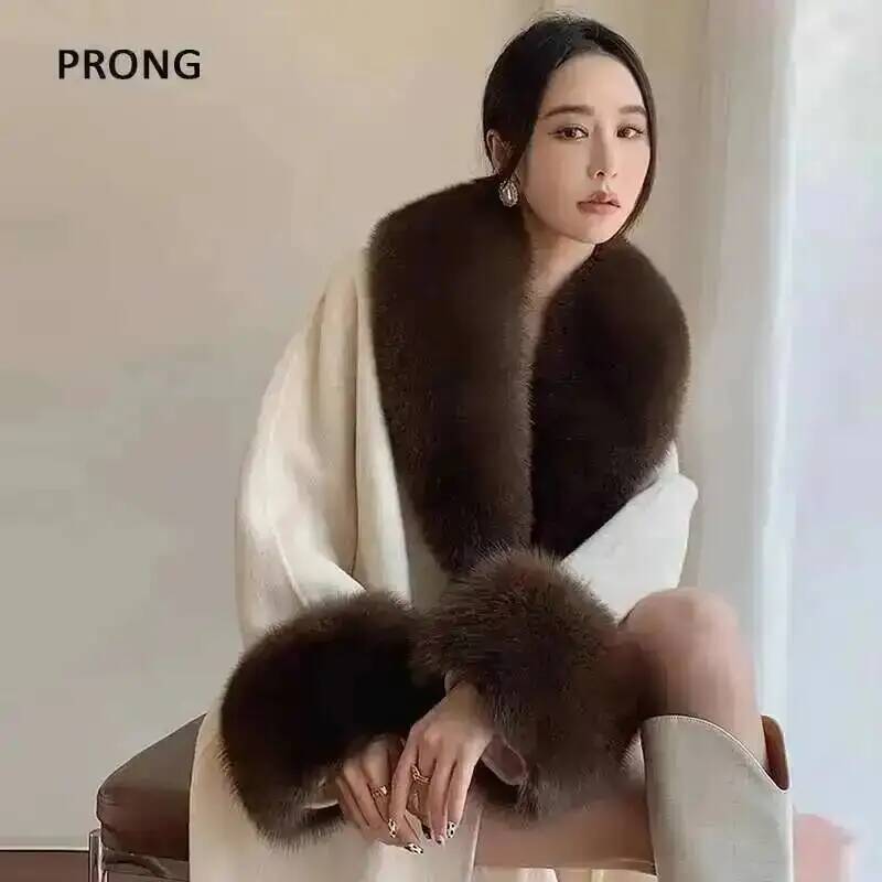الثعلب الفراء طوق معطف الشتاء  - مراجعة Winter Clothing Essentials وسعره