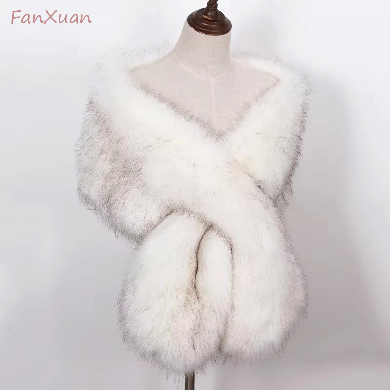 فو الثعلب الفراء النساء يلتف ط - مراجعة Winter Clothing Ladies وسعره
