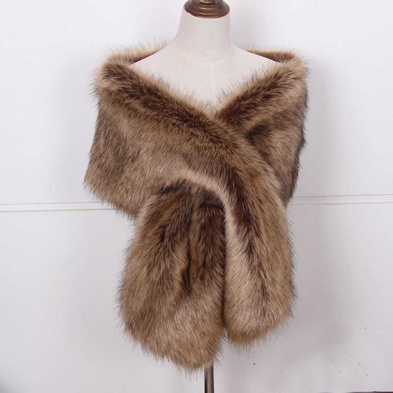 فو الثعلب الفراء النساء يلتف ط - مراجعة Winter Clothing Ladies وسعره